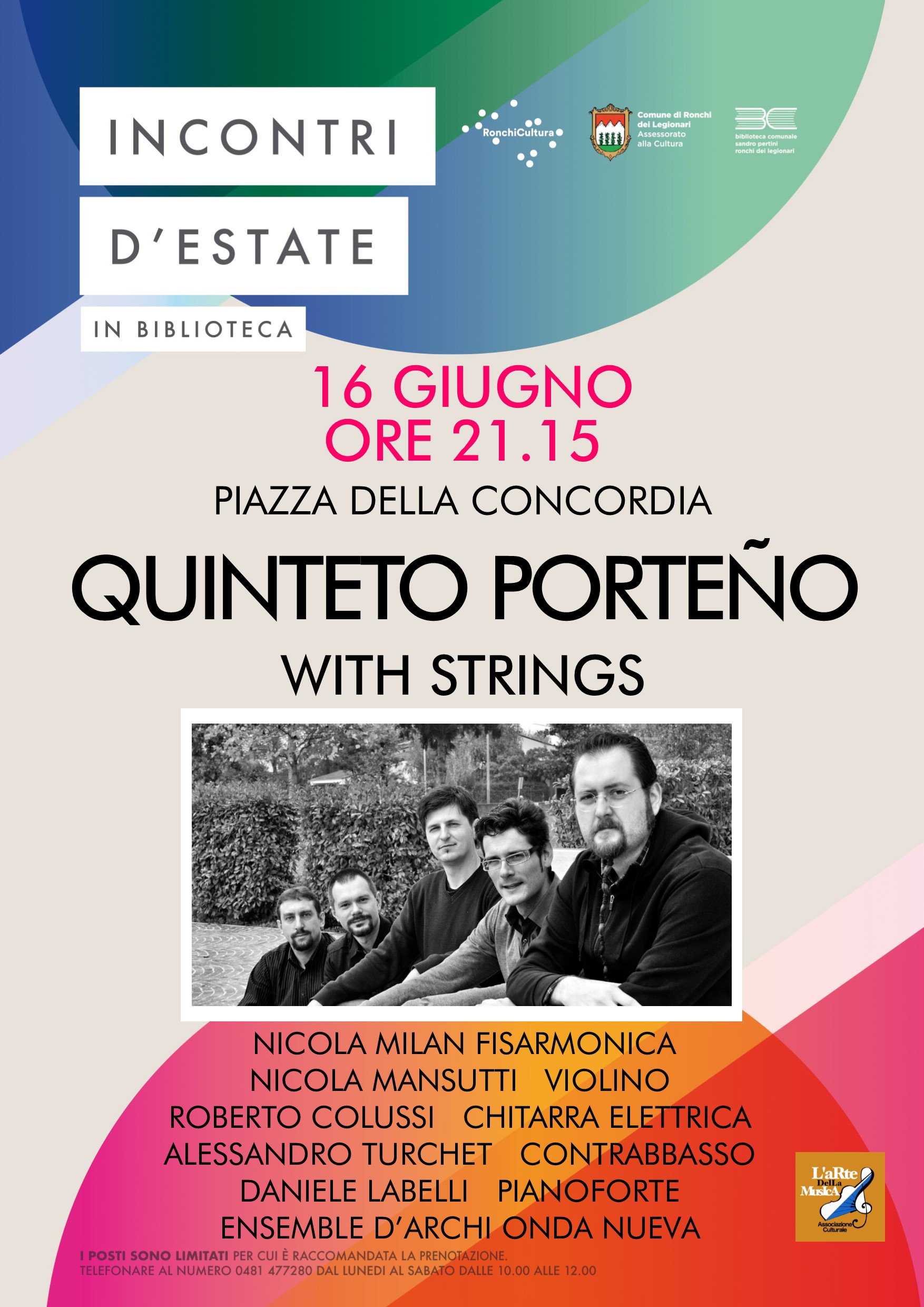 QUINTETO PORTEÑO WITH STRINGS @ Incontri d’Estate 2021 Ronchi dei Legionari