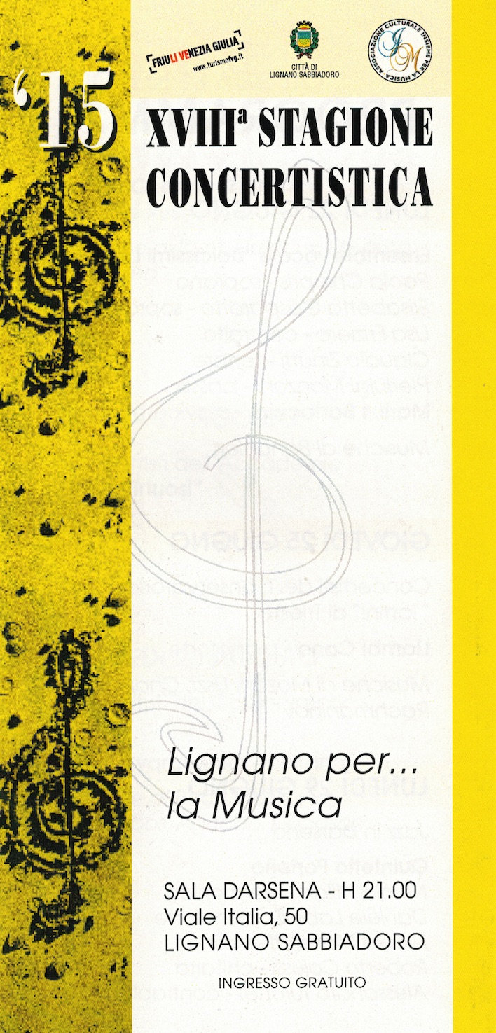 Quinteto Porteño Live @ XVIII Stagione Lignano Per La Musica in Sala Darsena