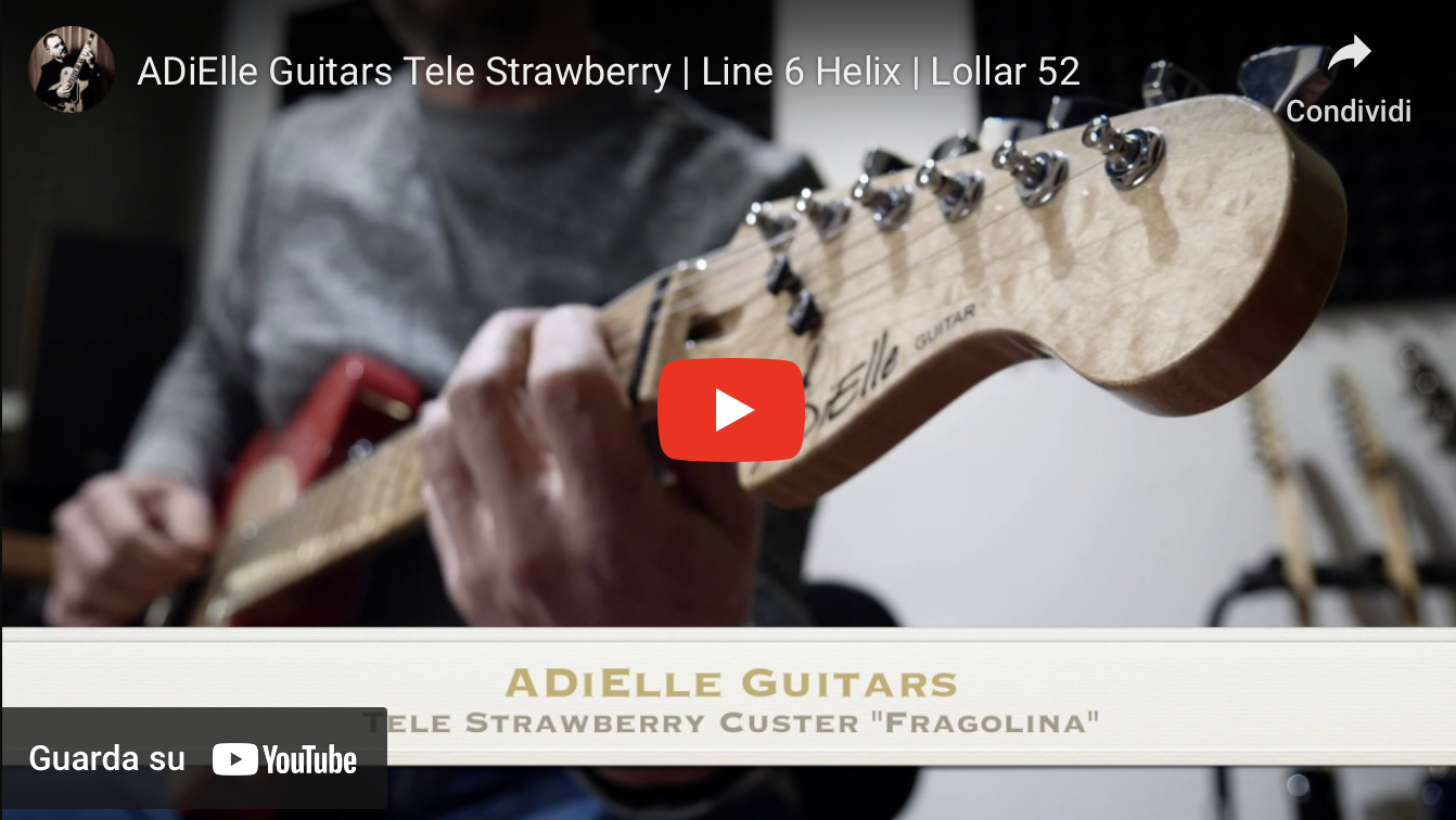 ADiElle Guitars Tele Strawberry | Line 6 Helix | Lollar 52