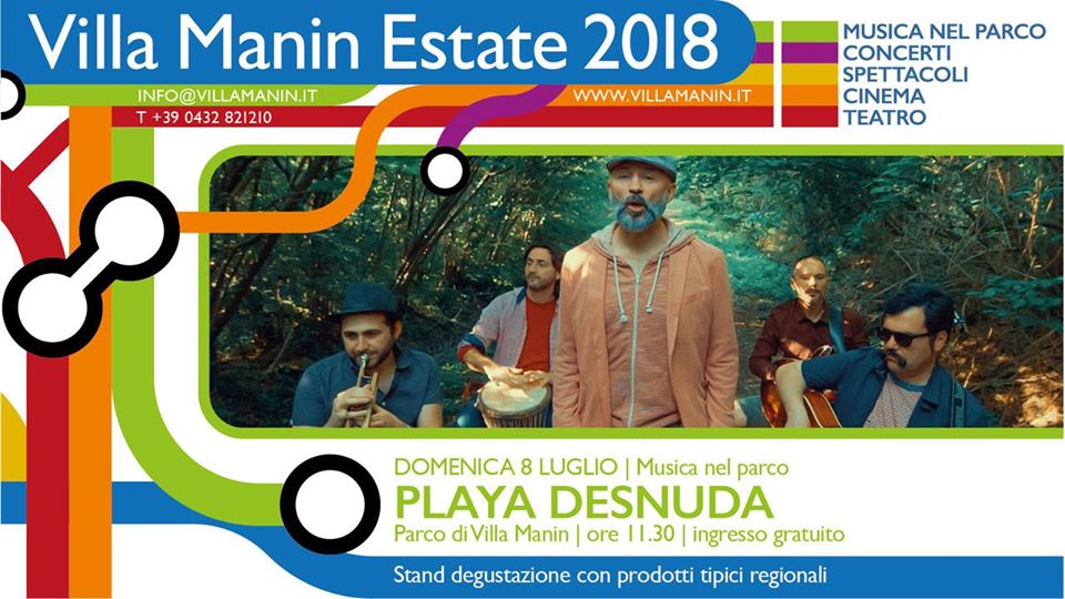 Playa Desnuda Live @ Villa Manin Estate 2018
